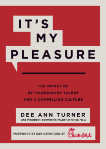 It’s My Pleasure tells powerful stories and provides practical applications on how to develop extraordinary talent able to build and/or stimulate a company’s culture.
